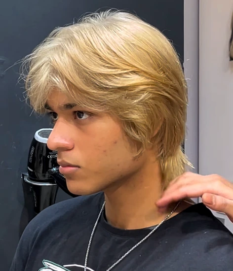 After hair transformation